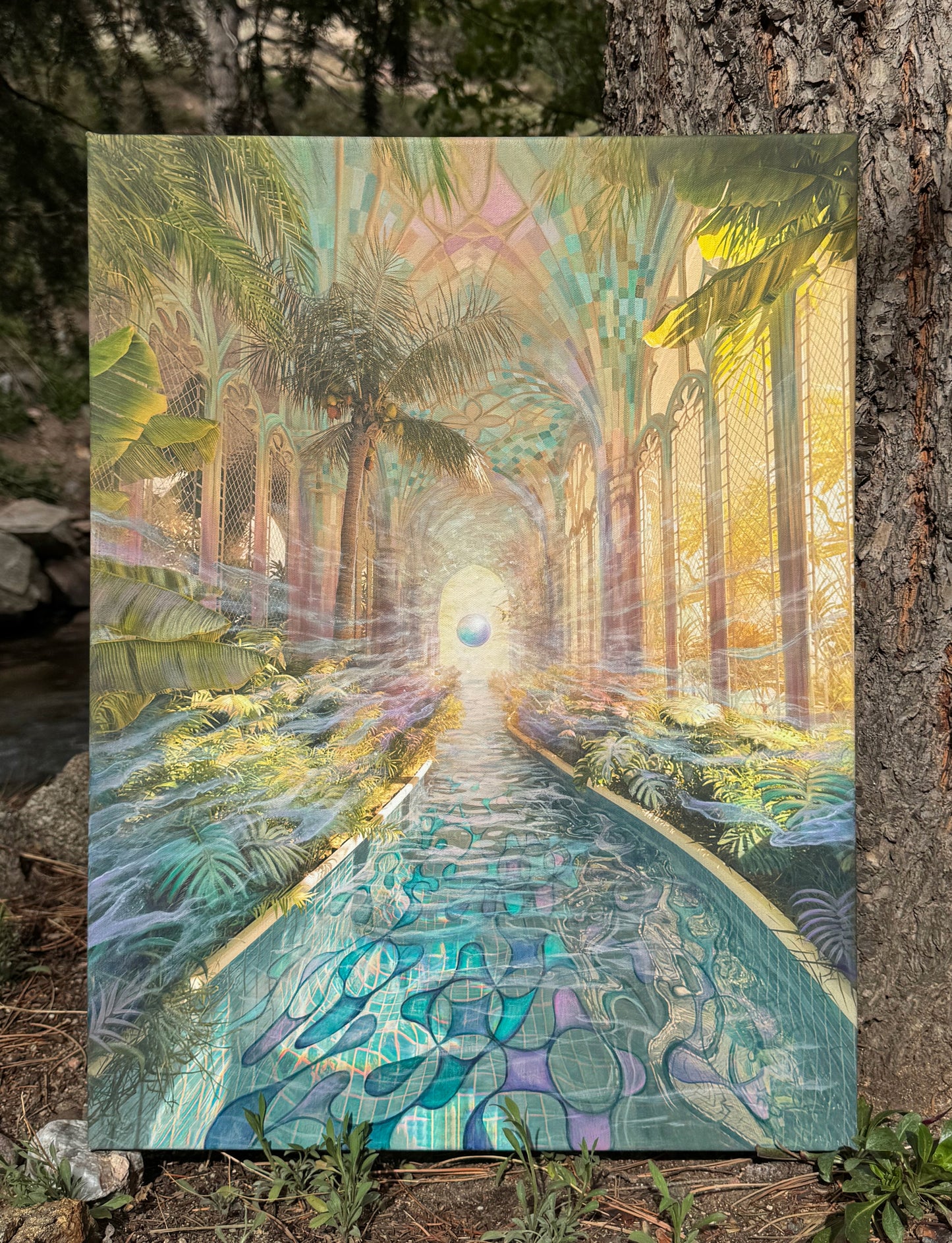 “Wild Cathedral Oasis“ Julia Wild x James Tralie Original