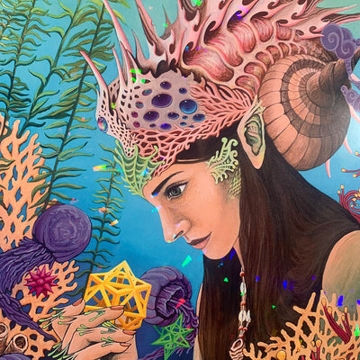 "Ocean Goddess" Limited Edition Holographic Print